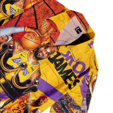 LeBron James Lakers Crowned Legacy Hawaiian Shirt
