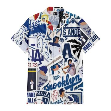 Los Angeles Dodgers Dynamic Emblem Hawaiian Shirt