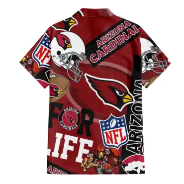 Arizona Cardinals For Life Hawaiian Shirt