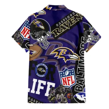 Baltimore Ravens For Life Hawaiian Shirt