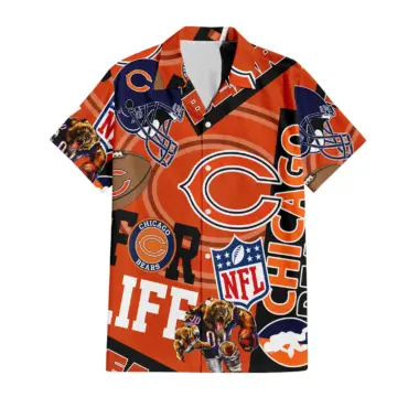 Chicago Bears For Life Hawaiian Shirt