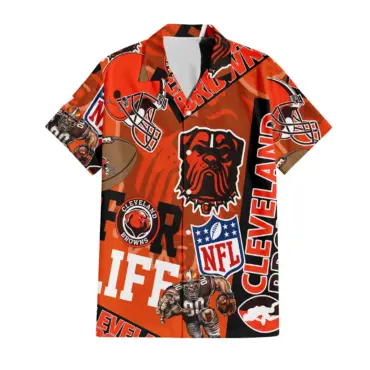 Cleveland Browns For Life Hawaiian Shirt