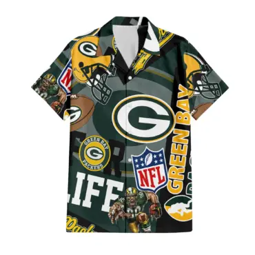 Green Bay Packers For Life Hawaiian Shirt