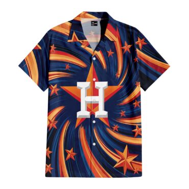Houston Astros Vortex Starfield Hawaiian Shirt