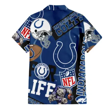 Indianapolis Colts For Life Hawaiian Shirt