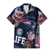 New England Patriots For Life Hawaiian Shirt