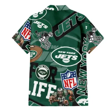 New York Jets For Life Hawaiian Shirt