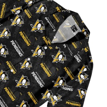 Pittsburgh Penguins Icebound Elegance Hawaiian Shirt
