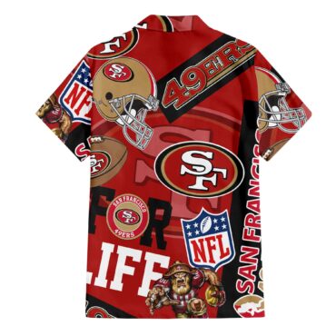 San Francisco 49ers For Life Hawaiian Shirt