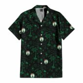 Hawaiian Shirt Front Boston Celtics - TeeAloha