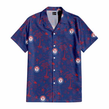 Texas Rangers Aloha Paradise Hawaiian Shirt