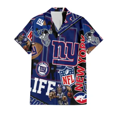 New York Giants For Life Hawaiian Shirt