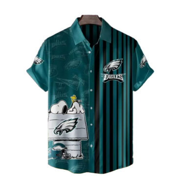 Philadelphia Eagles x Snoopy Hawaiian Shirt